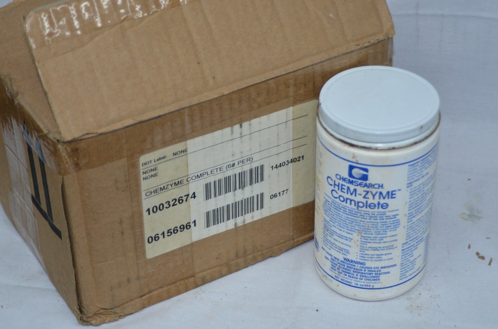 Chem-Zyme Complete Septic Tank System Treatment 6 LBS Powdered Enzymes Bacteria