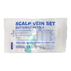 50pcs Butterfly Infusion Needle,Sterile Individual Packaging,for Veterinary 21G