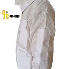 Full Ventilated Mesh Bee Suit Round Veil Maximum Protection & Comfort Youth Med