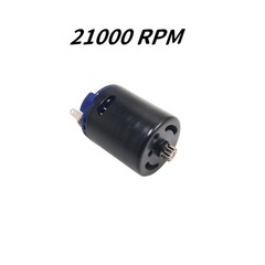 370 Black Shell Geared Brushed Motor 13000/21000RPM 7.4V DC With Pinion Gear