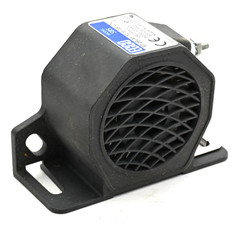 ECCO Model 585 Back Up Alarm, 97dB, 2-1/2 In., 12-48VDC SAE Type C