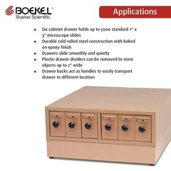 Boekel 141001 Modular Slide Storage Cabinet Base with Rubber Feet, 15-3/4″ W …