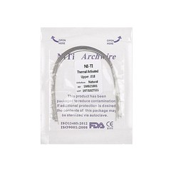 Dental Orthodontic Arch Wire Thermal Activated NiTi Archwire Round Rectangular