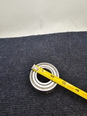 (QTY 3) 5206 ZZ Double Sealed Angular Contact Bearing 30mm x 62mm x 23.8mm