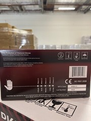 Advance Exam Nitrile Gloves Powder Free Black, Case Of 1000 PCs Medium 5 Mil