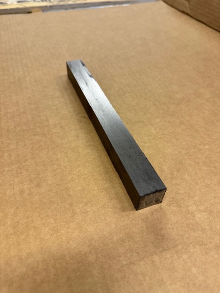 3/4″ Square Steel Bar x 12″ Length; 1018 Cold Rolled Bar, 0.75″ Square Bar