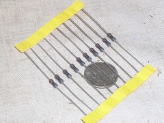 10 NEW 1K 1 K METAL FILM MF 1 KILO 1000 OHM 1/4 W .25 W WATT 1% RESISTOR FR SHIP