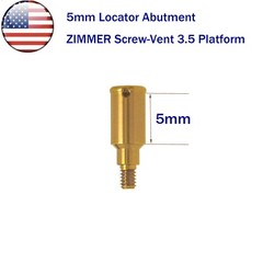 US Dental Zimmer Locator Abutment PA Dia=3.5mm 1-5mm Implant Retention Caps Tool