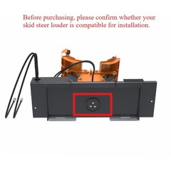 48” Pallet Fork Grapple Hydraulic Loader New Attachment Landhonor Skid Steer