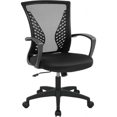 BestOffice Ergonomic Office Chair, Lumbar Support Adjustable Height with Armrest