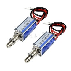 1-10PCS DC 6V 300mA 5N/10mm JF-0530B Pull Push Type DC Solenoid ElectroMagnet