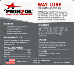 PRINZOL – WAY OIL 68 (1 Qt) (Bridgeport, HAAS, Hardinge & Others) #2 Equivalent
