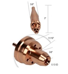 Acetylene Cutting Tip 1-101-3 #3 Compatible with Victor 3-1-101 Cut 2-1/4″ QTY 1