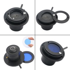 Microscope Blue Color Filter 45 42 35 32 mm Diameter for Biological Microscope