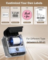 Phomemo M200 Label Maker, Bluetooth Thermal Printer, Android & iOS, Machine Only