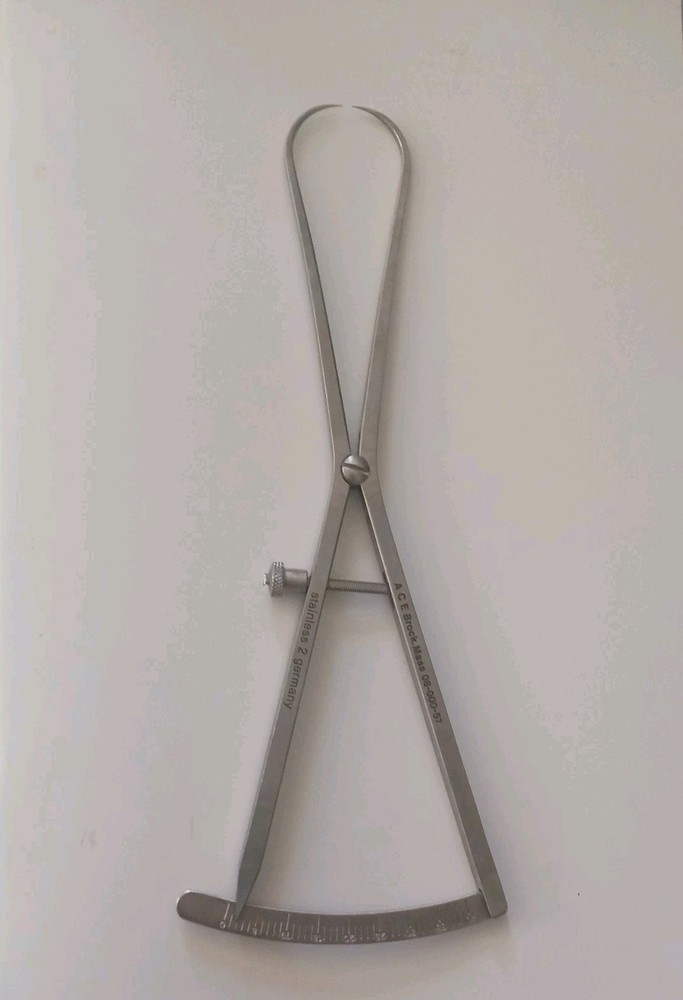 ACE Castroviejo Caliper Round 0-40mm 7 Surgical Dental Instruments Made is USA