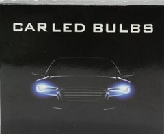 2PS H4 9003 CSP LED Fog Driving Light Bulbs Conversion Kit Super White 6000K