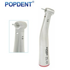 NSK Style LED Dental Electric Handpiece 1:5 Contra Angle Fiber Optic High Speed
