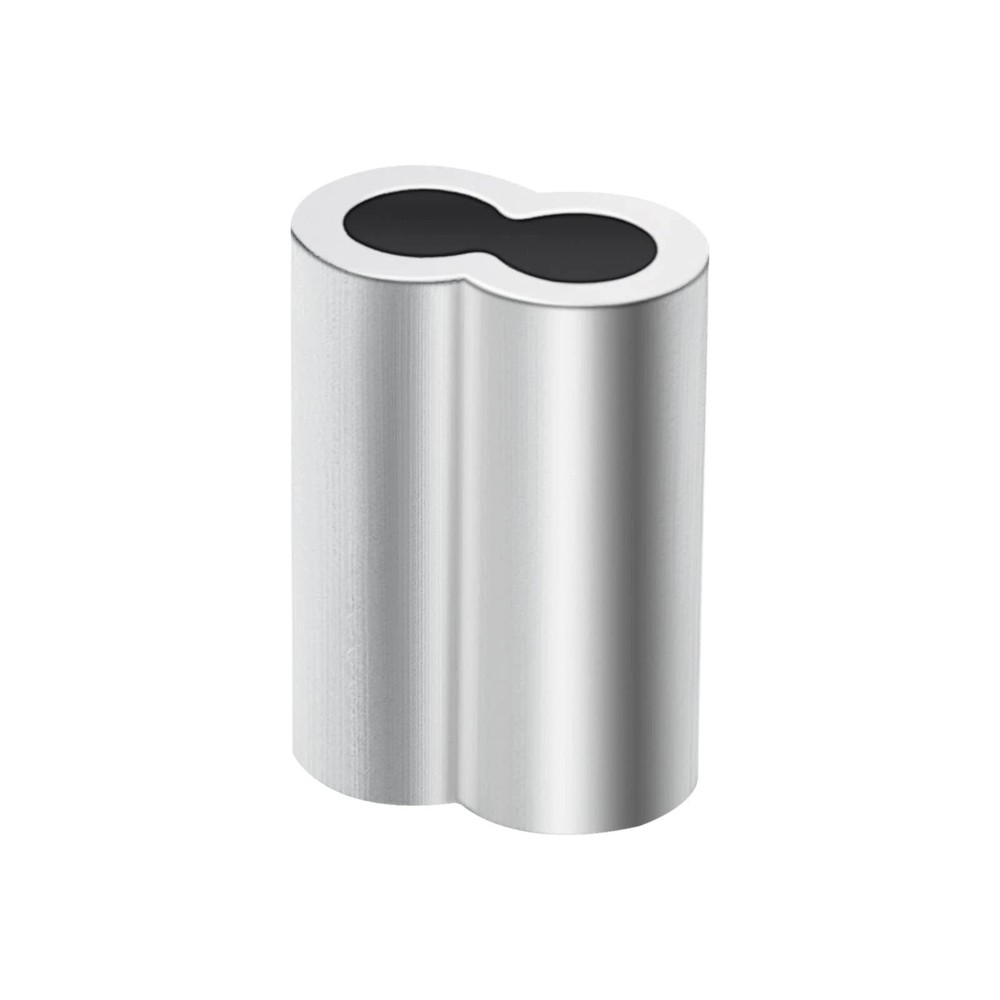 3/16″ Aluminum Crimping Loop Sleeve 70PCS, Cable Ferrule Wire Rope Sleeves Lo…
