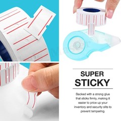 Price Labels Gun Paper Tag Sticker for MX 5500 Refill Ink Roll White Red Line US