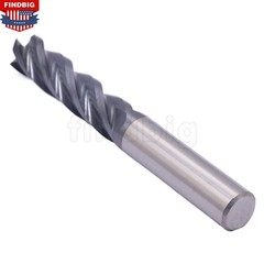 5Pcs 4 Flute 1/2″ x 2″ x 4″ Solid Carbide Long End Mill – AlTiN Coated
