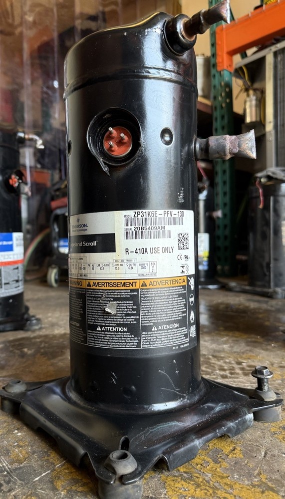 Copeland ZP31K5E-PFV-130, Scroll, 220V, R-410a, 1 Single Phase