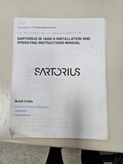 Sartorius IB 16000 S Industrial Bench Scale. Maximum Weight 35.5lbs