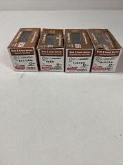 Set Of 4 Deck And Fence Screws WOOD 6×1-1/4in, 8×2 in, 9×2-1/2in, 10×3-1/2in