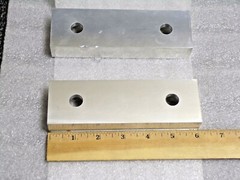 Gibraltar 6-1/8″ Wide x 2″ High x 1″ Thick, Flat/No Step Vise Jaw Soft, (JT)