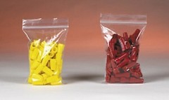 3″ x 5″ Reclosable Clear Plastic Poly Zipper Bags 4-Mil, Box of 1,000-bags