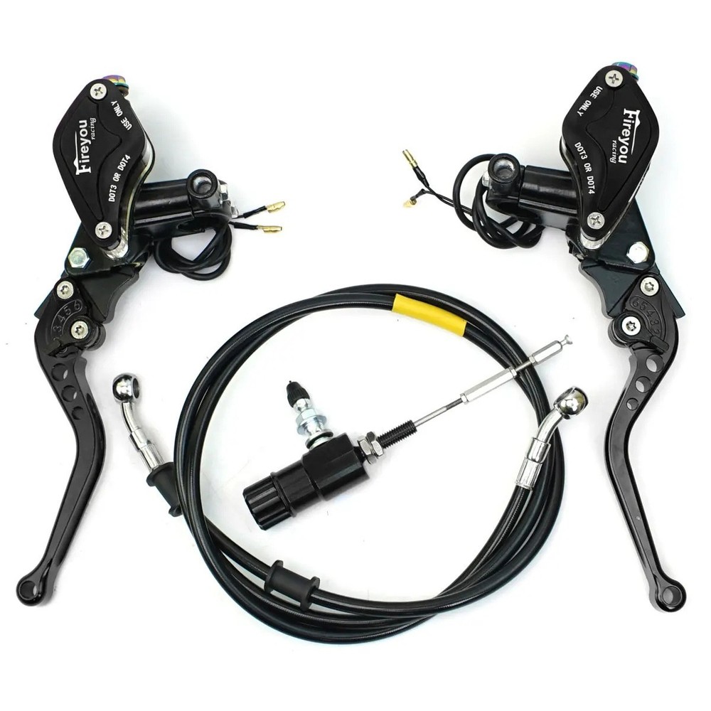 22mm Motorcycle Hydraulic Clutch Brake Master Cylinder Kit for Honda Yamaha