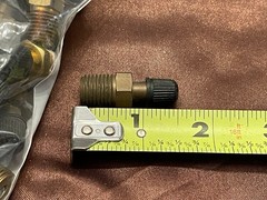 1/4″ NPT Schrader Valve Brass Male Thread Tank Valve 1/4″ MPT