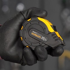KOMELON Tape Measure – 25ft MagGrip Measuring with 7.6 m, Yellow/Black