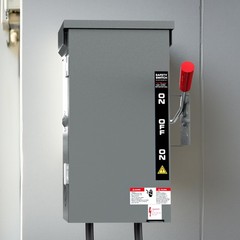 200 Amp Manual Generator Transfer Switch 48000W General Double Throw In/Outdoor
