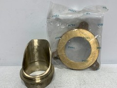 Zurn 35546-001 Downspout Flange Nickel Bronze 2-3/4″