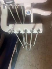 TJ2688-A1 Dental Unit Chair PU Exam Chair w/ Light Tray Cuspidor