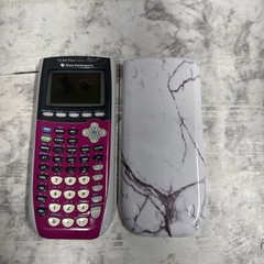 Texas Instruments Pink Ti-84 Plus C Silver Edition Calculator Cover Case Charger