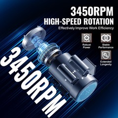 VEVOR 1.5HP Electric Motor 3450RPM AC115V/230V 56 Frame 1-Phase 5/8″ Keyed Shaft