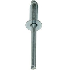 Aluminum Pop Rivets Steel Mandrel Flat Head Countersunk Blind Every Size Length