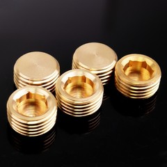 20pcs 1/8″ 1/4″ 3/8″ 1/2″ NPT Brass Hex Countersunk Plugs Socket Pipe Fittings