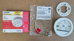 NEW USI/SM/HW10YR 2-IN-1 Smoke & Fire Alarm Hardwired + 10 Yr Battery Free Ship