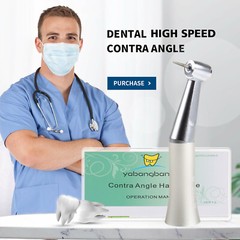 NSK Style Dental Slow/Low Speed Push Contra Angle Handpiece Fit FG 1.6mm Burs