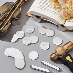 20PCS 1.25″ Stainless Steel Coin Blanks Disc Engraving Challenge Coin 3Mm Thick