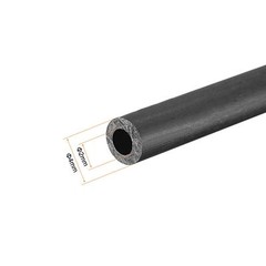 8pcs Carbon Fiber Round Tube 4mm x 2mm x 420mm for RC Airplane Quadcopter