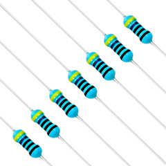 100Pcs 470 Ω Ohm Resistor 1/4W (0.25W) Metal Film Fixed Resistor 0.01 ±1% Tol…