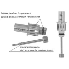 Titanium Dental Multi-Unit Straight Abutment 4.8 Fit Hiossen Osstem Mini/Regular