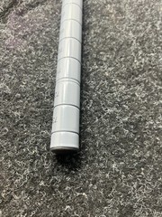 (QTY 4) Mixrite By Atosa MWSPE74 74″ Epoxy Posts ONLY, Slate Gray