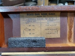 Boice No.4 Dial Bore Gage .02mm Machinist Tool Maker Box Find (#4)
