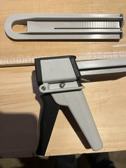 TAH Plus Epoxy Gun W 2 Plungers-36 Epoxy Tips-5 50 ML Epoxy Cartridges Over 250$