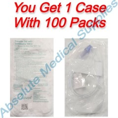 *100-Packs* DeRoyal CT Transfer Set With Swabbable Valve 23″ Sterile 77-3200